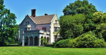 lawn, house, grass, architecture, tree, nature, green house
