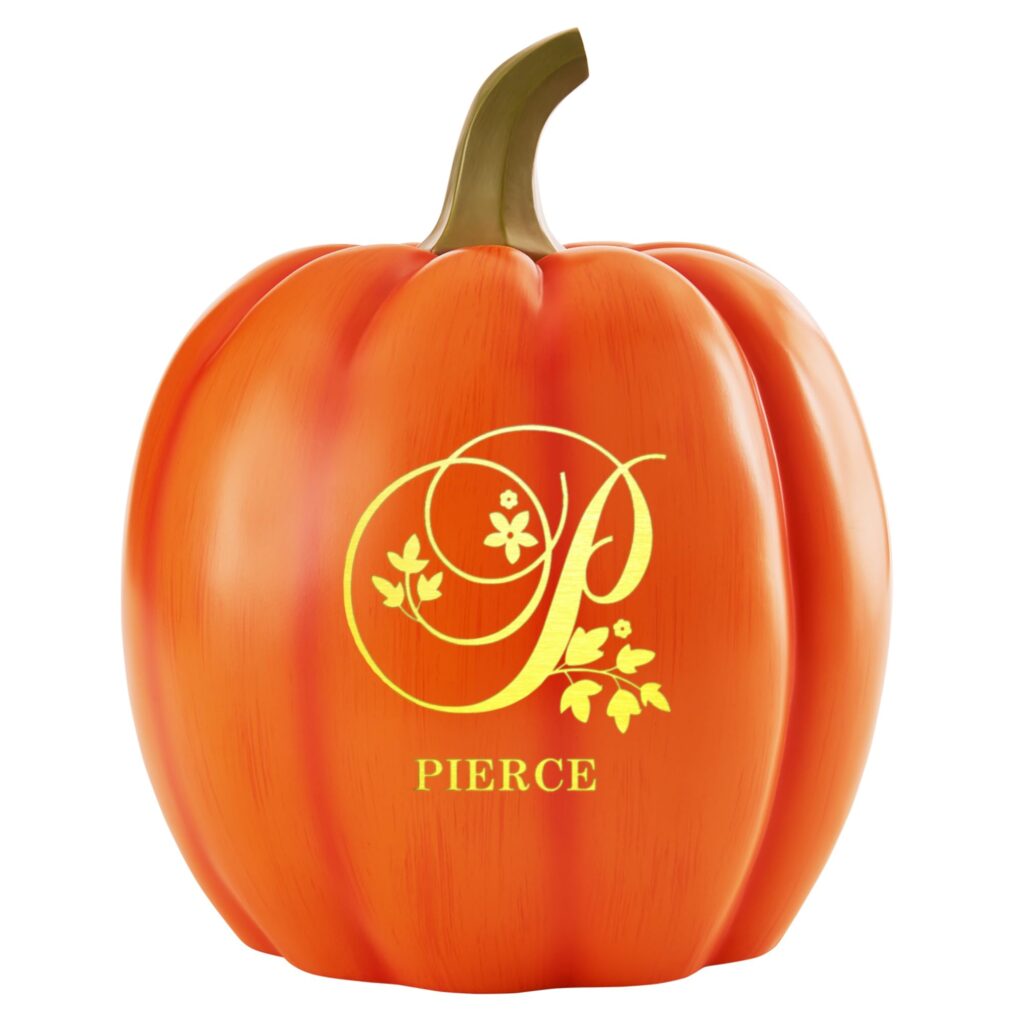 Monogrammed Pumpkins