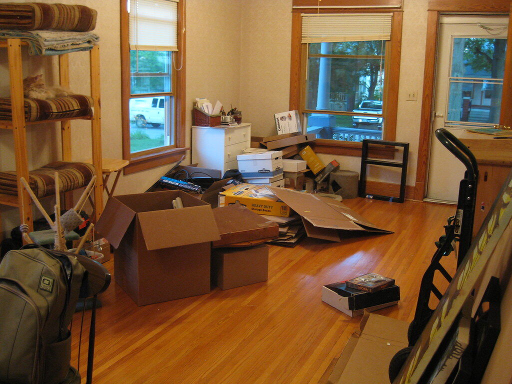 Messy house is messy