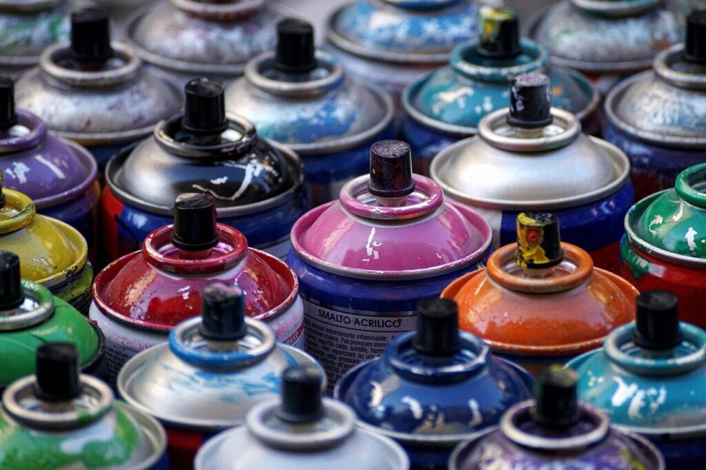 spray, cans, colour, paint cans, spray cans, pressure vessel, street art, tin can, metal box, spray, spray, spray, cans, paint cans, paint cans, street art, street art, street art, street art, street art