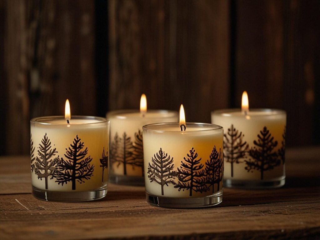 ai generated, candles, advent, candlelight, flames, scented