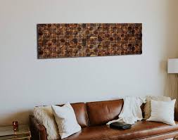 Reclaimed Wood Mosaic Panel