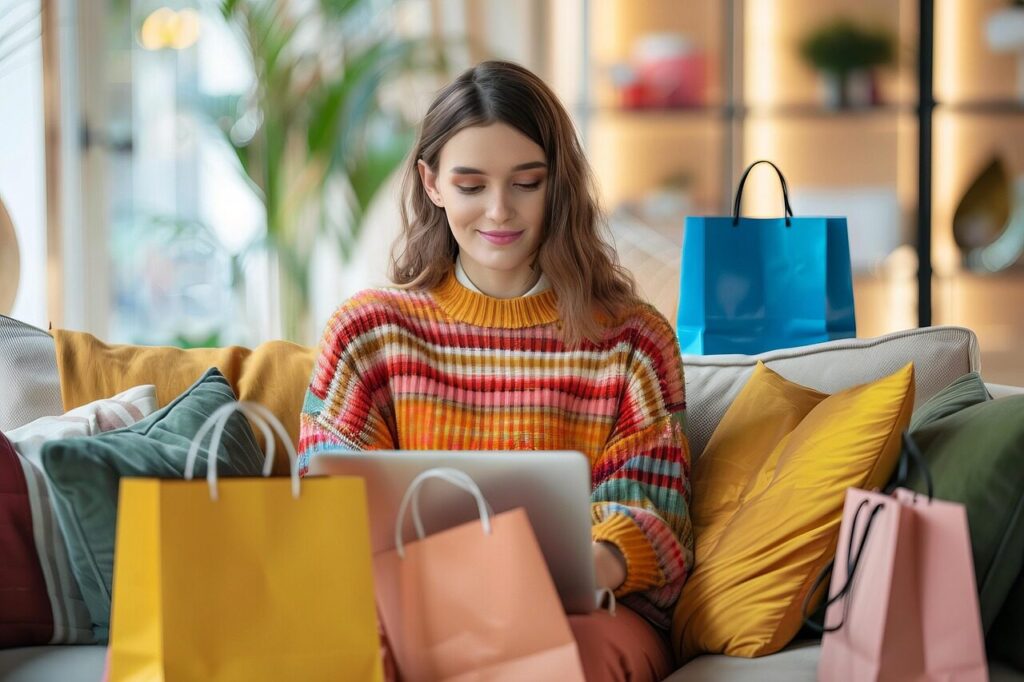 shopping, woman, fashion, bags, people, shop, smile, shopper, lifestyle, mall, store, clothes, sale, shopaholic, retail, buying buying, person, holding, beauty, customer customer, looking, happiness happiness, dress