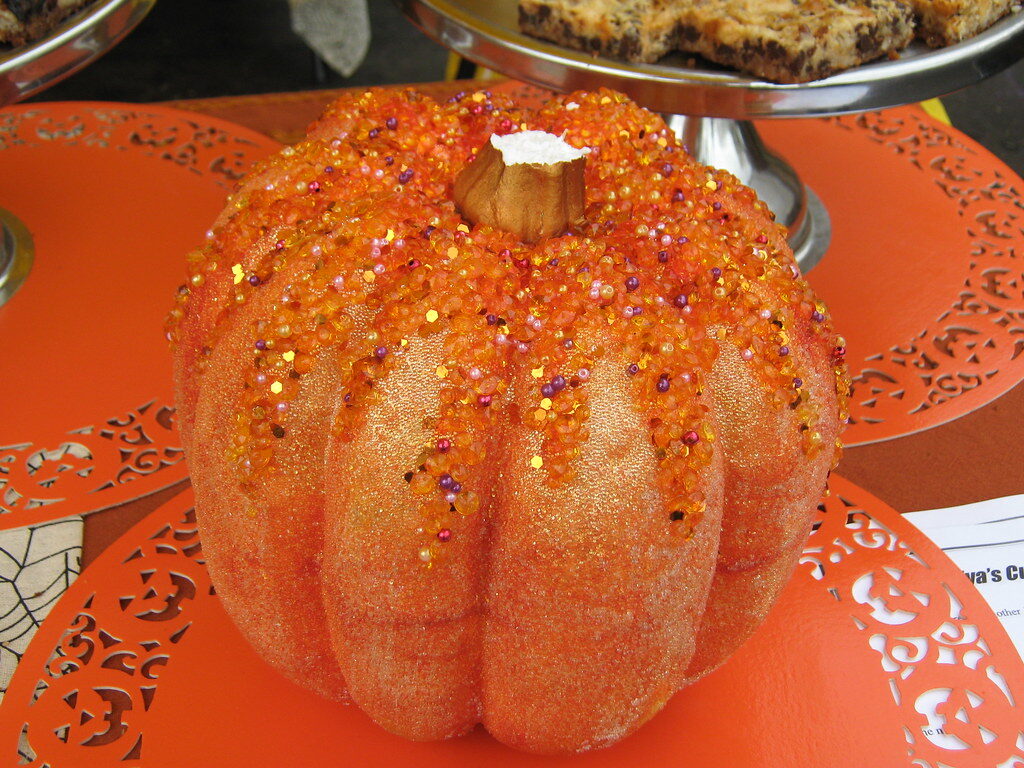 Glitter pumpkin