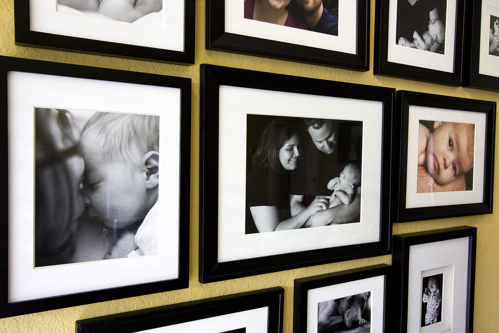 Gallery Wall of Personal Photos