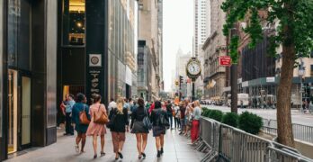 people walking on sidewalk during daytime