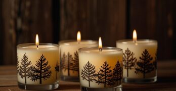 ai generated, candles, advent, candlelight, flames, scented