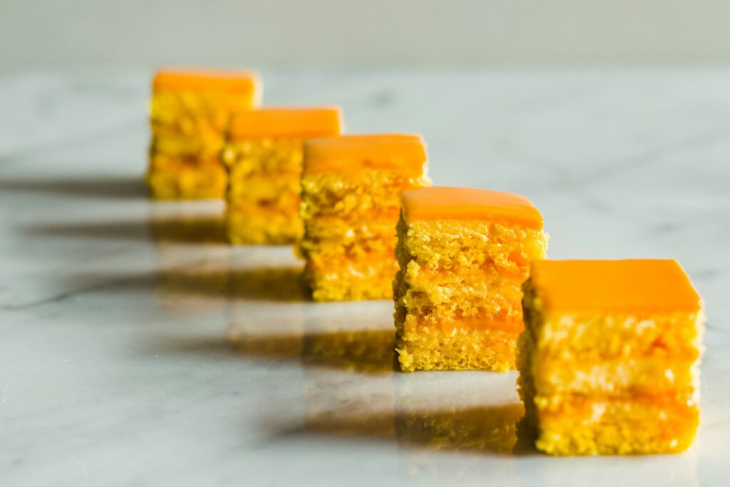 shallow focus photo of dessert