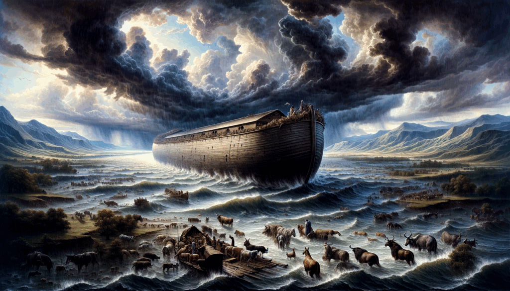 ai generated, noah's ark, voyage, great flood, flood, divine, salvation, religion, bible story, noah's ark, noah's ark, noah's ark, noah's ark, noah's ark, flood