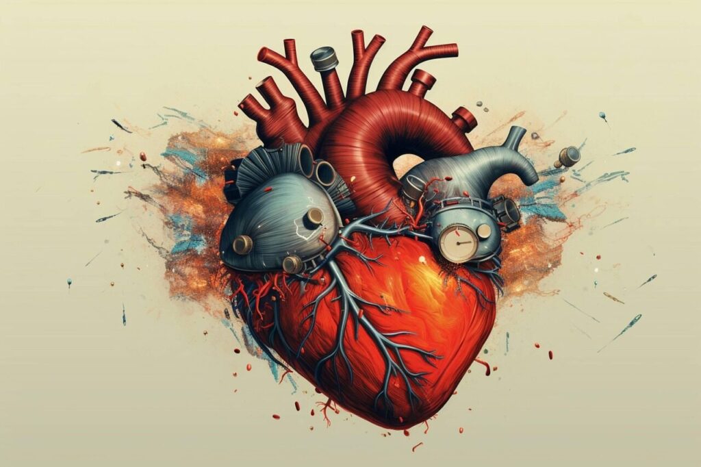 heart, heartbeat, health, time, clock, medical