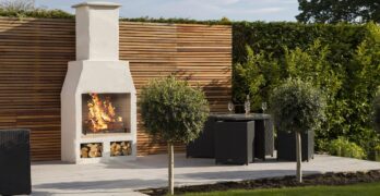 garden, fireplace, outdoor, wood, barbecue, sea, green, architecture, flame, house, fire, heat, hot, nature, pumice, volcano, volcanic, safe, heat resistant