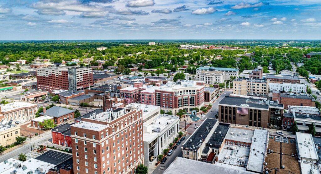 aerial, city, columbia, missouri, buildings, missouri, missouri, missouri, missouri, missouri