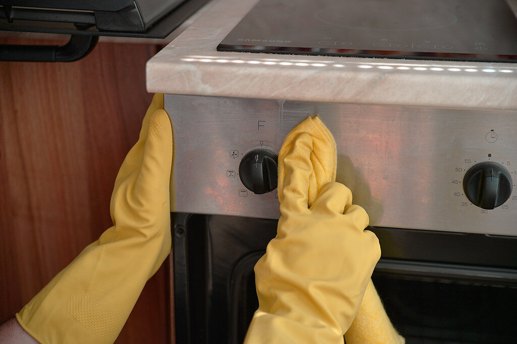 Oven cleaning