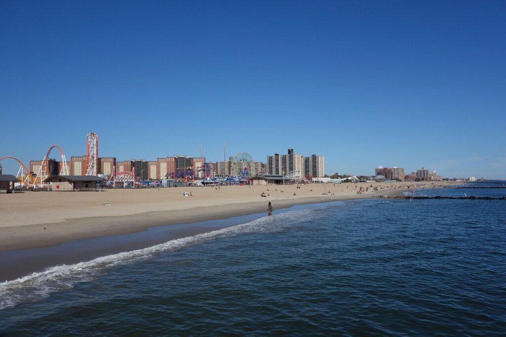 coney island, new york, brooklyn, nature, beach