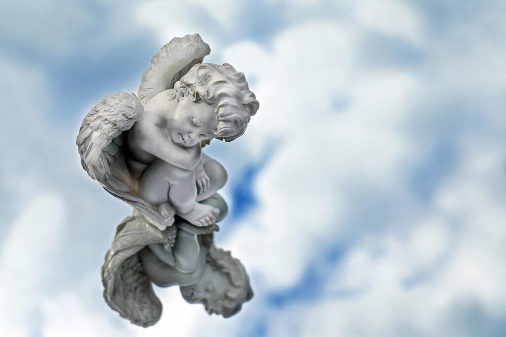 angel, figure, sitting, asleep, reflection, heaven, angel, angel, angel, angel, angel, heaven