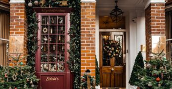 closed brown wooden door during daytime