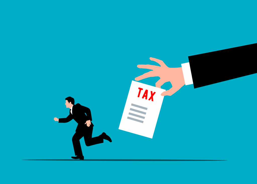 taxes, tax evasion, financial, responsibility, government, businessman, economy, running away, legal, obligation, money, debt, finance, business, accounting, invoice, budget, calculate, document, cartoon