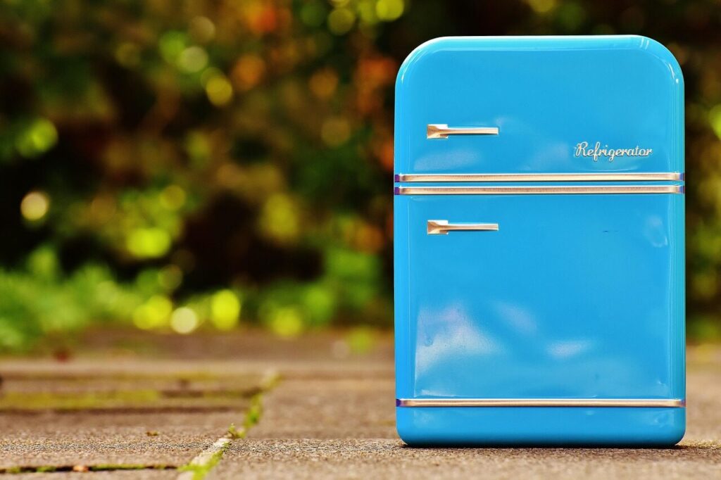 refrigerator, can, cookie jar, blue, storage, tin can, sheet, coloured, silver, refrigerator, refrigerator, refrigerator, refrigerator, refrigerator