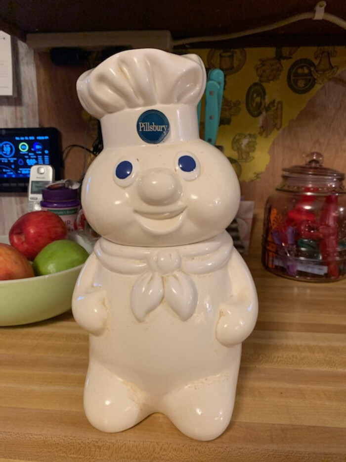 Pillsbury’s Iconic 1988 Doughboy Cookie Jar