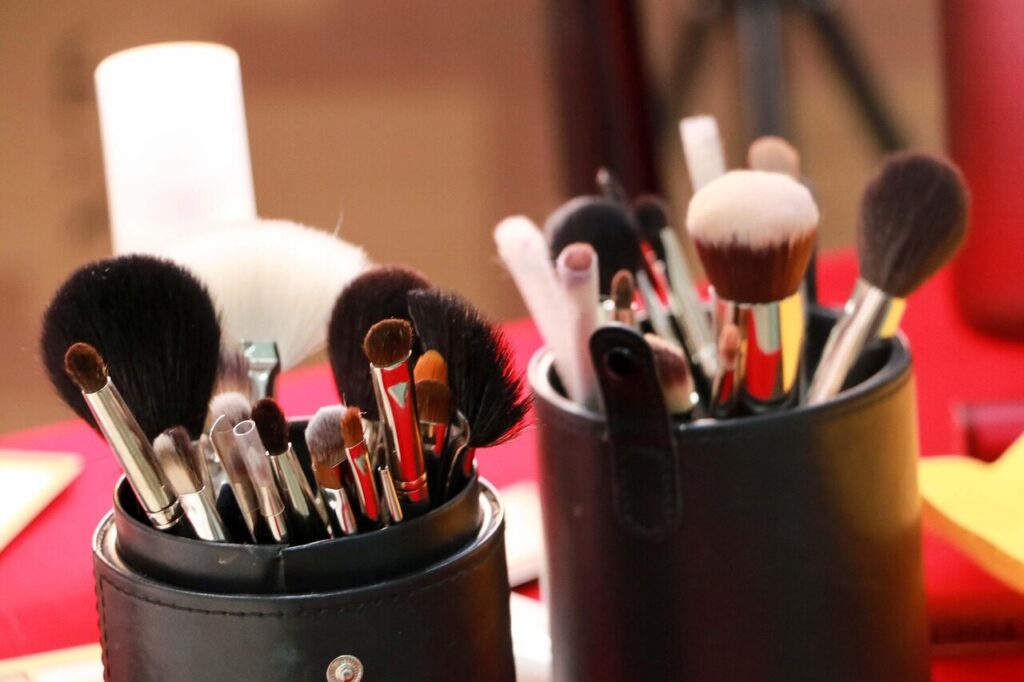 makeup, cosmetics, brush, girl, cosmetic, make-up, tools, tool, skincare, brown makeup, brown tools