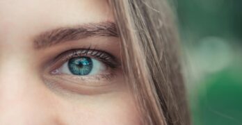 woman's left eye