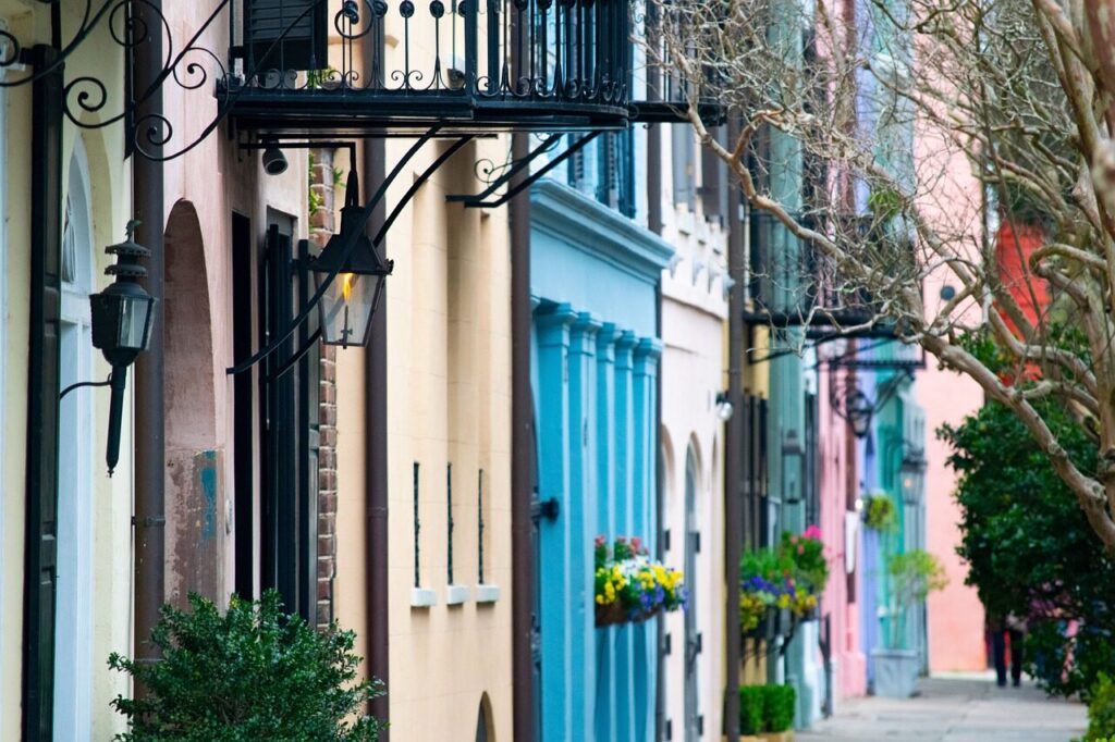 charleston, rainbow row, historic, landmark, architecture, america, tourism, city, travel, old, buildings, brick, historical, usa, colorful, charleston, charleston, charleston, charleston, charleston