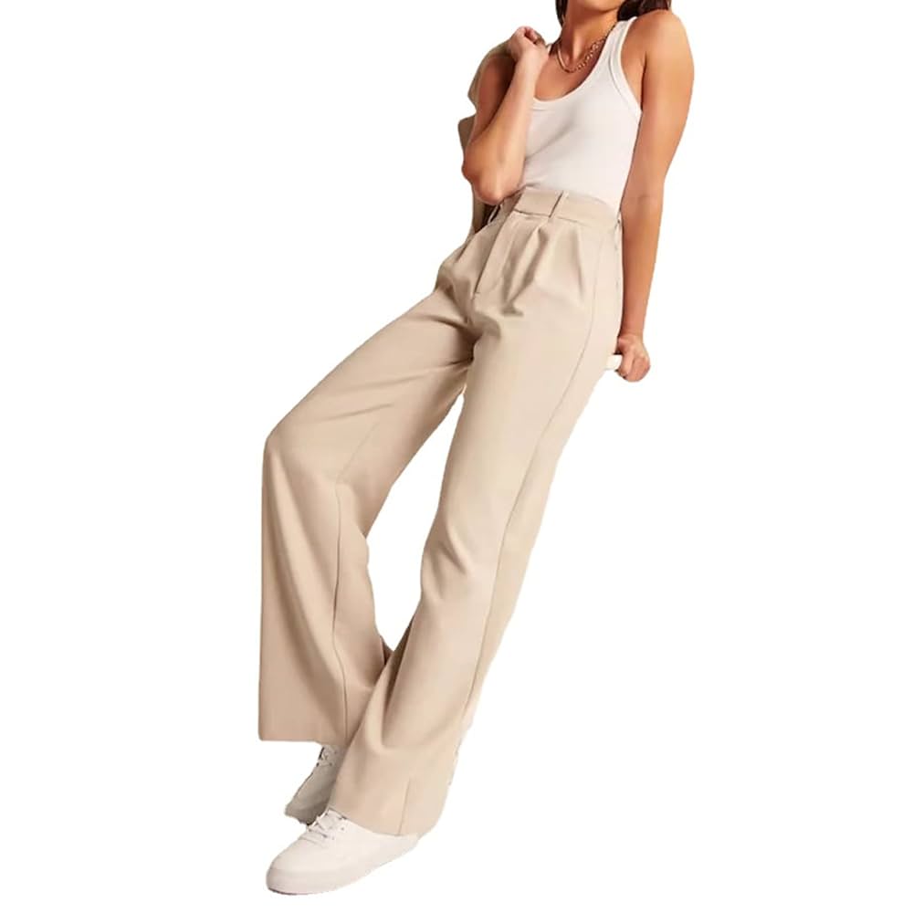 Tailored Wide-Leg Pants