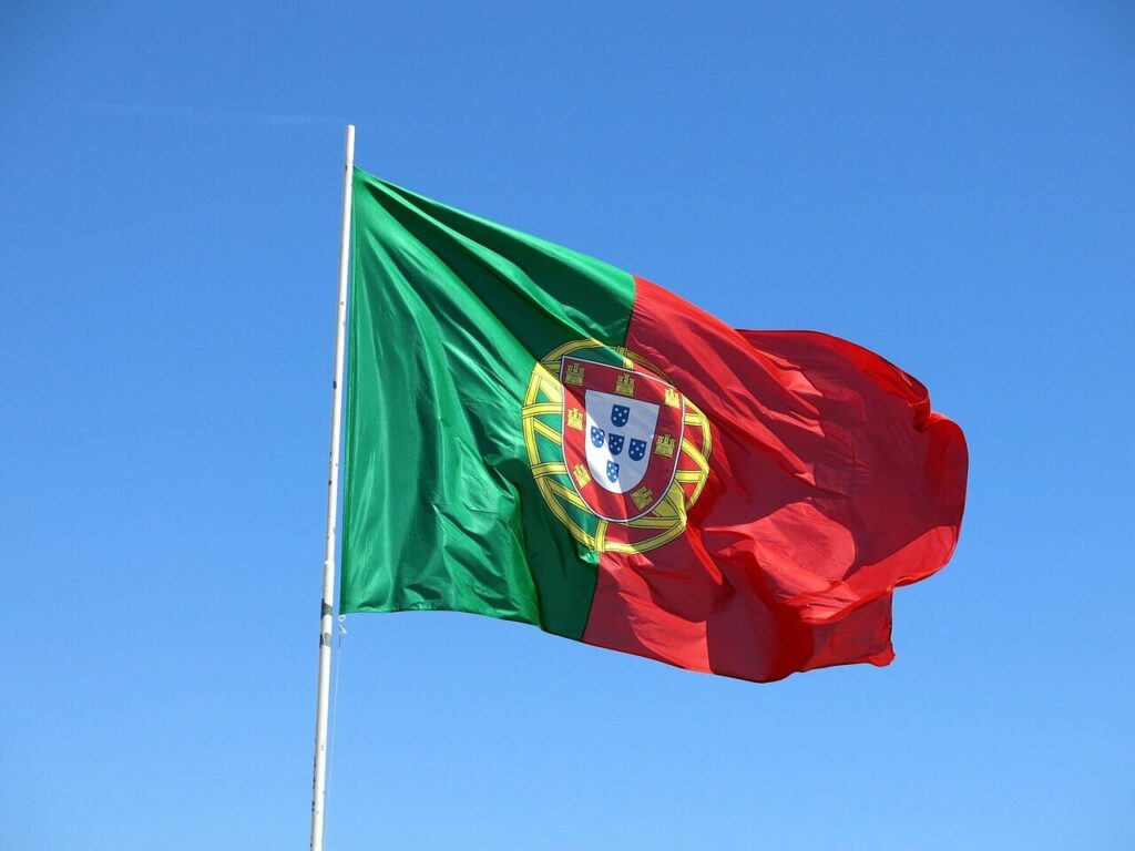 portugal, flag, banner, wind, heaven, blue, portugal, portugal, portugal, portugal, portugal