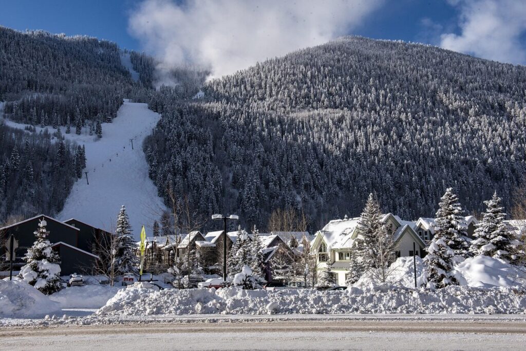 telluride, colorado, ski, ski resort, outdoors, snow, winter, mountains, trees, nature, cold, landscape, town