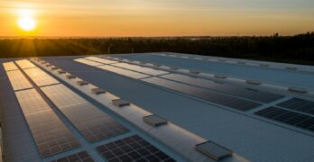 black and white solar panels