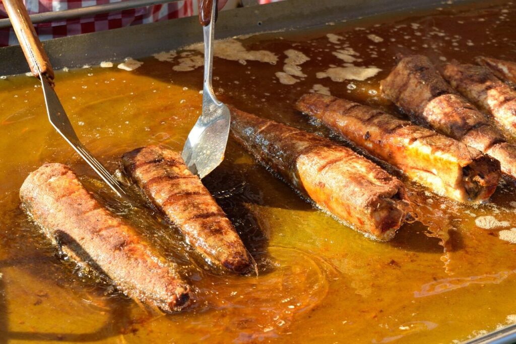 hekk, fish, frying, fried fish, food, dish, cooking, seafood, nature, store, market