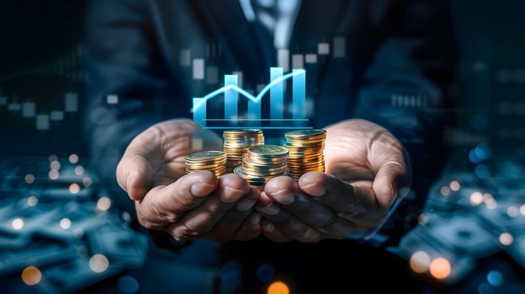 finance, investment, wealth management, stock market, business growth, financial analysis, profit, earnings, money, coins, graph, chart, hands, entrepreneur, investor, trading, economics, financial success, financial planning, prosperity, ai generated, stock market, stock market, stock market, stock market, stock market, trading, trading, financial planning