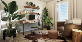 silver imac on brown wooden table